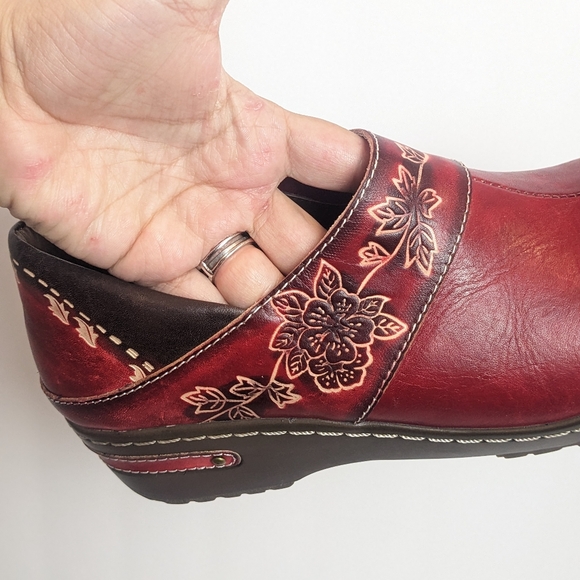 Spring step Winsome leather clogs - Picture 13 of 16